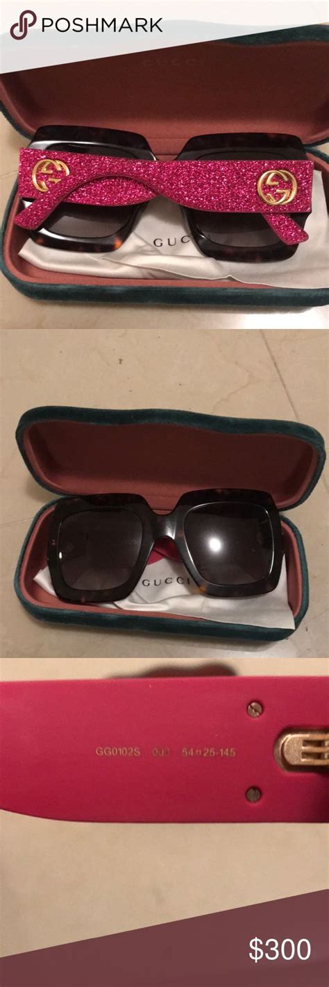 gucci havana brown glitter fake